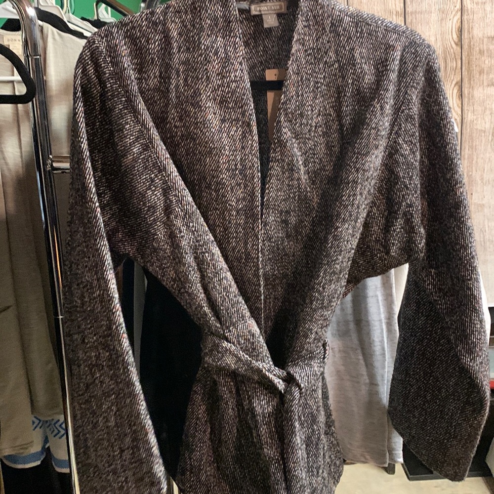 NWT JCrew tie waist jacket 🖤